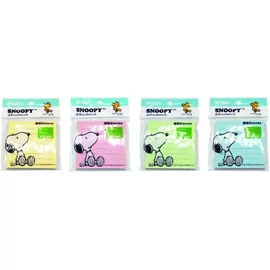 *55526 NOTES ÖNTAPADÓS M&amp;amp;G Snoopy pasztell 80l 76*76mm vonalas, 4 szín
