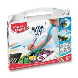 *55537 FÚJÓS FILCTOLL KÉSZLET MAPED KREATÍV &quot;Blow pen Art&quot; csíkozás