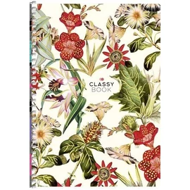 FÜZET spirál A5  SHKOLYARYK &quot;Classy book&quot; 80lap kockás keményfedeles