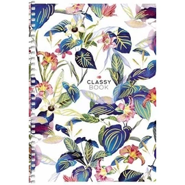 FÜZET spirál A5  SHKOLYARYK "Classy book" 80lap kockás keményfedeles