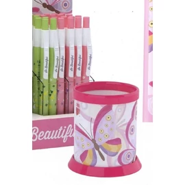 *55684 ÍRÓSZERTARTÓ pohár ICO Pillangó müa+karton