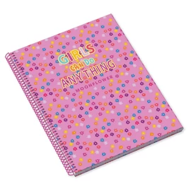 *56014 FÜZET spirál A4 Ambar # 80l Moonflower Cherry