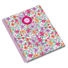 *56014 FÜZET spirál A4 Ambar # 80l Moonflower Cherry