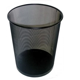 *56208 PAPIRKOSÁR fémhálós fekete/ezüst  OFFA  26*28cm MESH