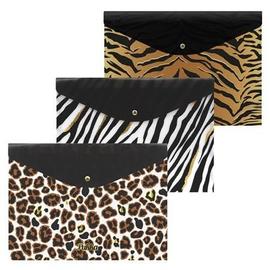 *56347 IRATTASAK A4 PUKKA PAD "Wild"  PP  patentos vegyes minták