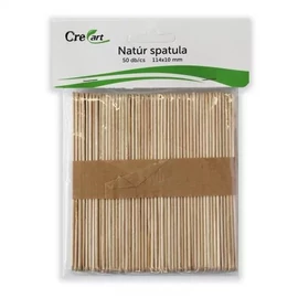 *56658 FA PÁLCIKA,spatula natur 115*10mm 50/csomag