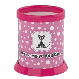 *57212 ÍRÓSZERTARTÓ pohár ICO Cats-Dots műa.