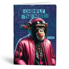 *57297 FÜZET A4 Mar-Mar Lipamill 40l kockás Fashion Animal