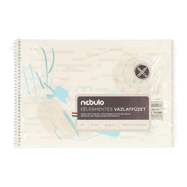 *57336 VÁZLATFÜZET B5-32lap félfamentes NEBULO