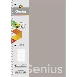 *57520 FÜZET spirál A4  SHKOLYARYK vonalas PP 80l &quot;Genius&quot;