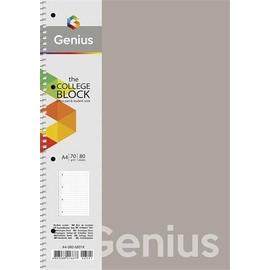 *57520 FÜZET spirál A4  SHKOLYARYK vonalas PP 80l "Genius"