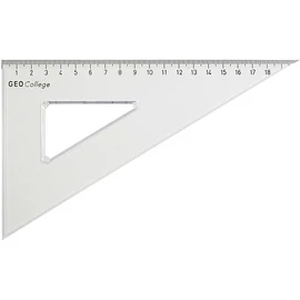 *57532 VONALZÓ háromszög ARISTO Geo College 60&#039;-30&#039; 20cm