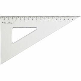 *57532 VONALZÓ háromszög ARISTO Geo College 60'-30' 20cm