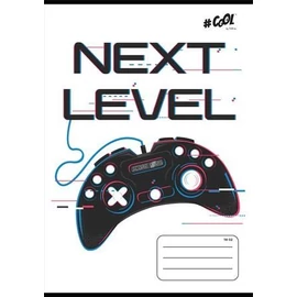 *57554 FÜZET A5  COOL by Victoria 2o.  Future Generation vonalas 16-32  32lap