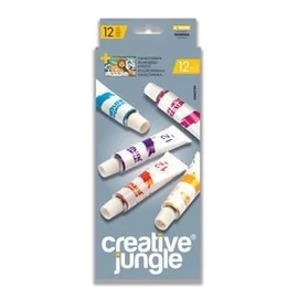 TEMPERA 12 SAKO Creative Jungle 12ml  alu. tubusos+ ajándék kifestővel