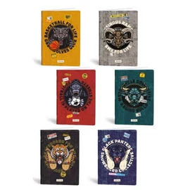 *57818 FÜZET A4 Mar-Mar Lipamill 40+2l vonalas Sporty applikációval szkennelhető