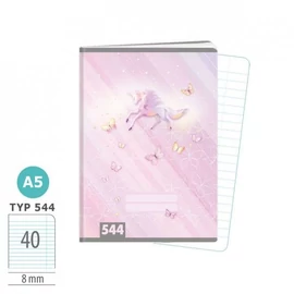 *57829-001 FÜZET A5 ARGUS vonalas new minták 40l -1592-.. 23-24 (Unikornis, 151461065)