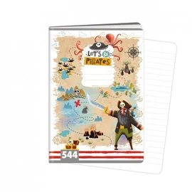 *57829-003 FÜZET A5 ARGUS vonalas new minták 40l -1592-.. 23-24 (Pirates, 151461060)