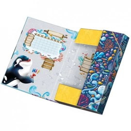 *57834 FÜZETBOX A4 ARGUS vegyes minta23  1231-