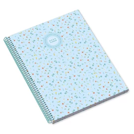 *57863 FÜZET spirál A5 Ambar # 80l  Moonflower Cherry