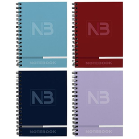 FÜZET spirál A5 T-Creativ Notebook 120l (2*40 =, 1*40 #) egyszínű matt