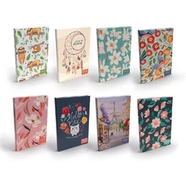 *58069 HATÁRIDŐNAPLÓ 2025 B6 6 napos Period bianco Öröknaptár Forever calendar