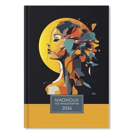 *58152 HATÁRIDŐNAPLÓ 2026 B6 napi Period Magnolia női tervező