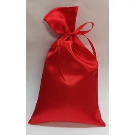 MIKULÁS TASAK 18*28cm poliészter szövet nyomatlan kép nélküli piros