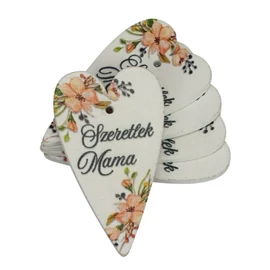 SZÍV fa mintás, felirattal Szeretlek Mama!/ Szeretlek Anya! 6cm