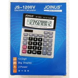 SZÁMOLÓGÉP asztali JOINUS JS-1200V 12dig fekete