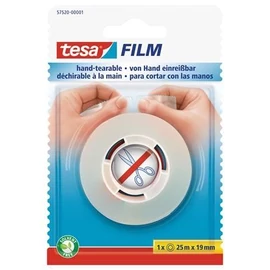 RAGASZTÓSZALAG 19mm*25m TESA "Tesafilm" átlátszó, kézzel téphető