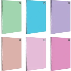 *58892 FÜZET spirál A4 T-Creativ Color sima 70lap egyszínű