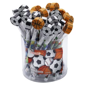 GRAFIT BENSIA tolóbetétes labda mintás, labda-radírral  PCRTGM