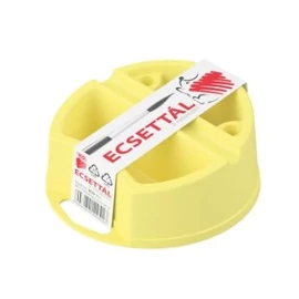 ECSETTÁL SÜNI 2 rekeszes ecsettartóval, színes