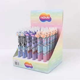 *58989 ZSELÉSTOLL NEBULO törölhető, nyomógombos, Vicces cicák