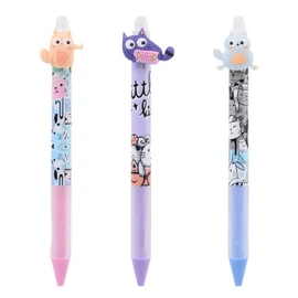 *58989 ZSELÉSTOLL NEBULO törölhető, nyomógombos, Vicces cicák