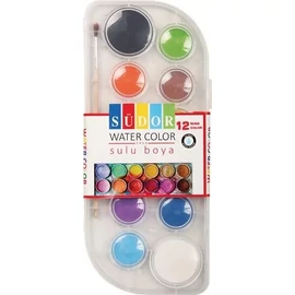 VÍZFESTÉK 12 SÜDOR 28mm+ecset