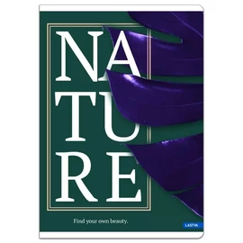 FÜZET A4 LASTVA vonalas 52l. Nature