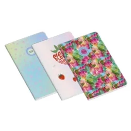 FÜZET A5 Ambar vonalas 48l  Moonflower Teen Strawberry