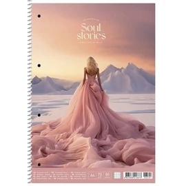 FÜZET A4 spirál SHKOLYARYK kockás 80l 