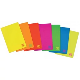 FÜZET A5 BLASETTI vonalas OneColor Fluo 42lap 80gr 8029
