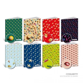 *59808 FÜZET A4 BLASETTI kockás 100g 50l vegyes mintás
