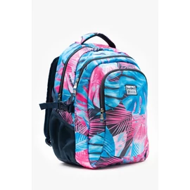*59842 Hátitáska BUDMIL ovális Edwin 10110149/S78  kék-pink leveles