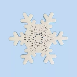 *60009 POLISZTIROL hópehely több darabos egymásba rakható 24cm