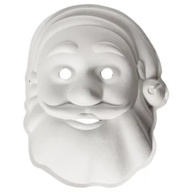 ÁLARC JUNIOR natúr papír díszíthető Mikulás