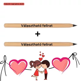 *60315 GRAFIT MC bambusz Örök ceruza kupakos 2db-os feliratozva