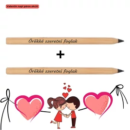 *60315 GRAFIT MC bambusz Örök ceruza kupakos 2db-os feliratozva