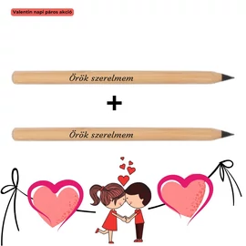 *60315 GRAFIT MC bambusz Örök ceruza kupakos 2db-os feliratozva