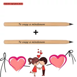 *60315 GRAFIT MC bambusz Örök ceruza kupakos 2db-os feliratozva