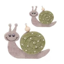 DEKOR filc csiga akasztós 8,5*7cm